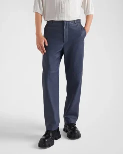 Hombre Prada ROPA DE PIEL^Pantalones De Napa