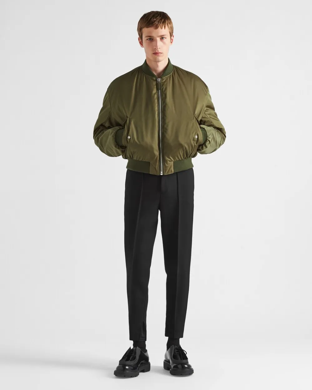 Hombre Prada PANTALONES Y BERMUDAS^Pantalones De Natté Elástico