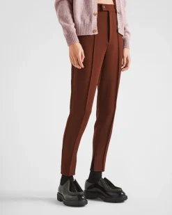 Hombre Prada PANTALONES Y BERMUDAS^Pantalones De Natté Elástico