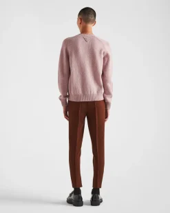 Hombre Prada PANTALONES Y BERMUDAS^Pantalones De Natté Elástico
