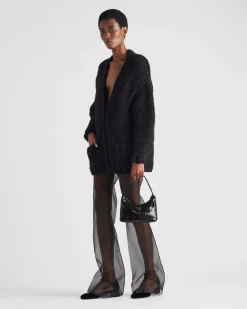 Mujer Prada PANTALONES LARGOS Y CORTOS^Pantalones De Organza