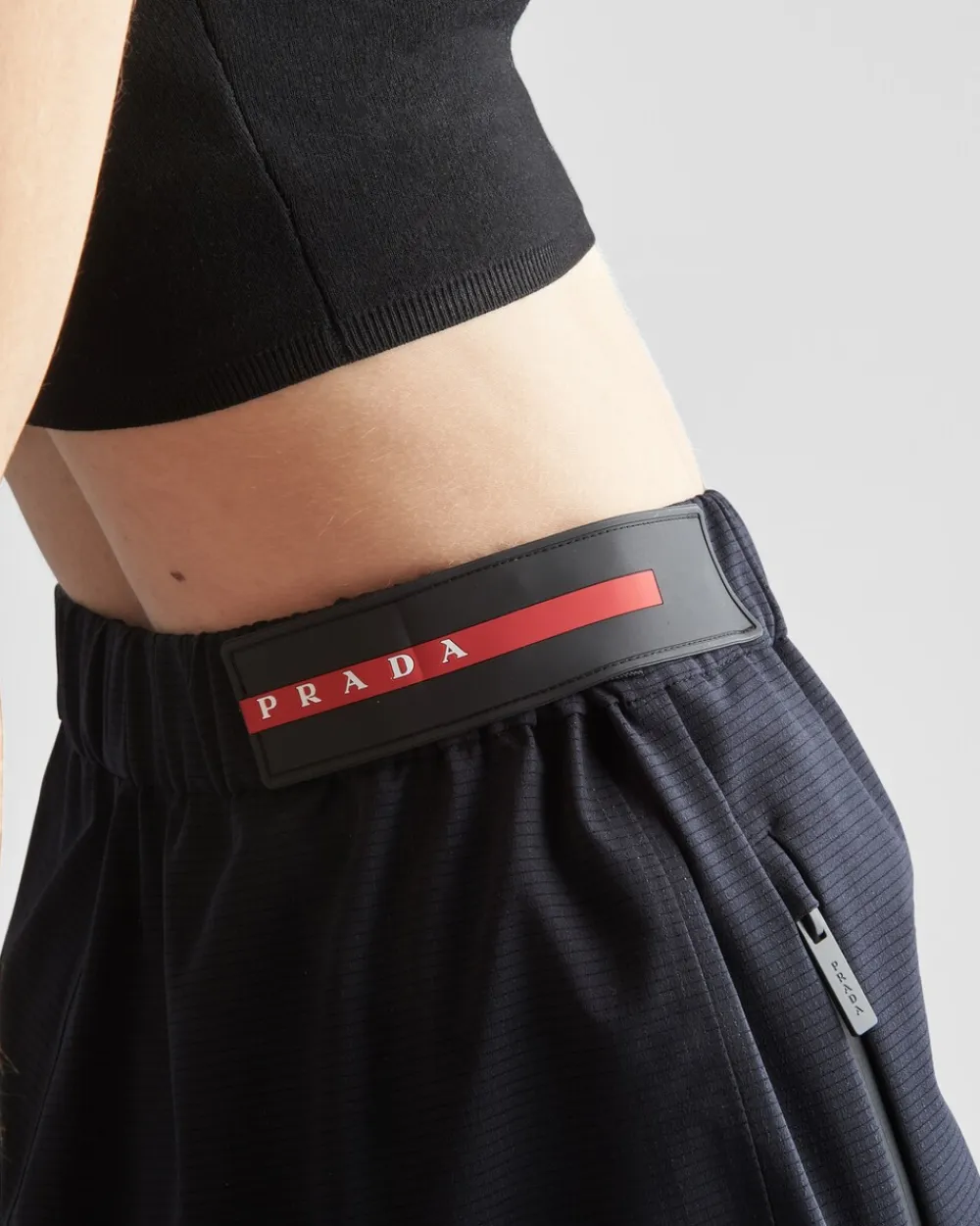 Mujer Prada ROPA^Pantalones De Pernera Ancha Bi-stretch Ligero