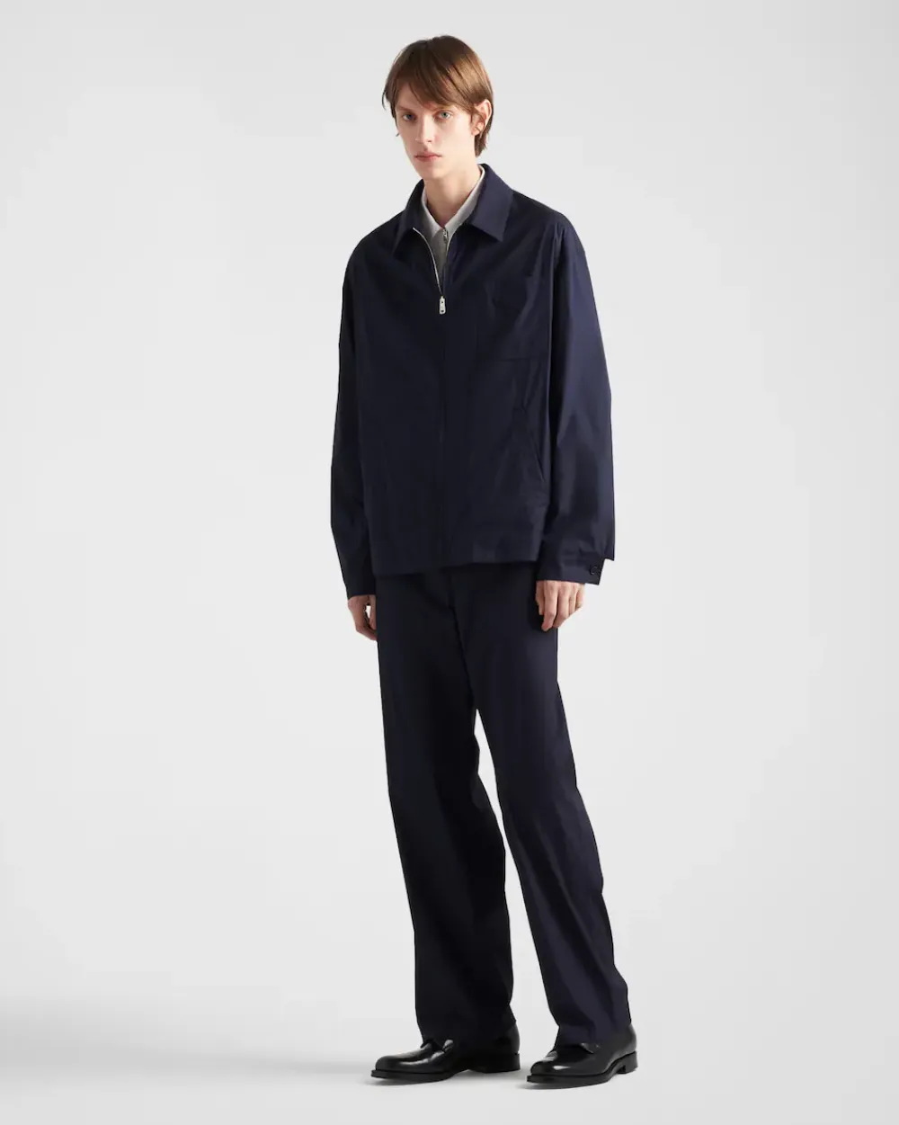 Hombre Prada PANTALONES Y BERMUDAS^Pantalones De Popelín Elástico
