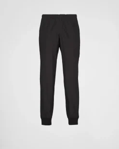Hombre Prada PANTALONES Y BERMUDAS^Pantalones Deportivos De Mezcla De Seda