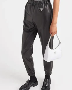 Mujer Prada ROPA DE PIEL^Pantalones Deportivos En Napa