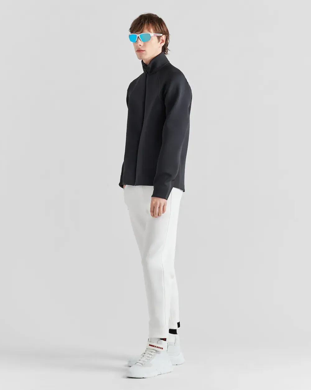 Hombre Prada ROPA^Pantalones De Punto Doble Reciclado