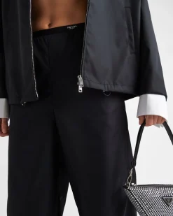 Mujer Prada COLECCIÓN FEMENINA|PANTALONES LARGOS Y CORTOS^Pantalones De Re-nylon