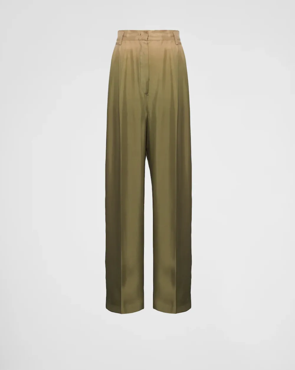 Mujer Prada PANTALONES LARGOS Y CORTOS^Pantalones De Sarga Con Degradado