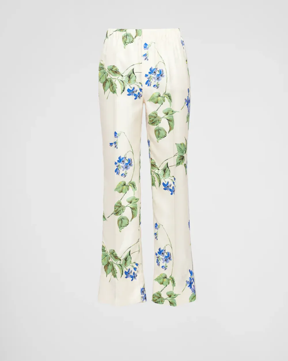 Mujer Prada PANTALONES LARGOS Y CORTOS^Pantalones De Sarga Estampados