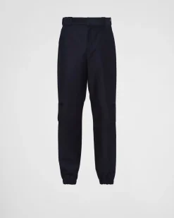 Hombre Prada PANTALONES Y BERMUDAS^Pantalones De Satén De Algodón
