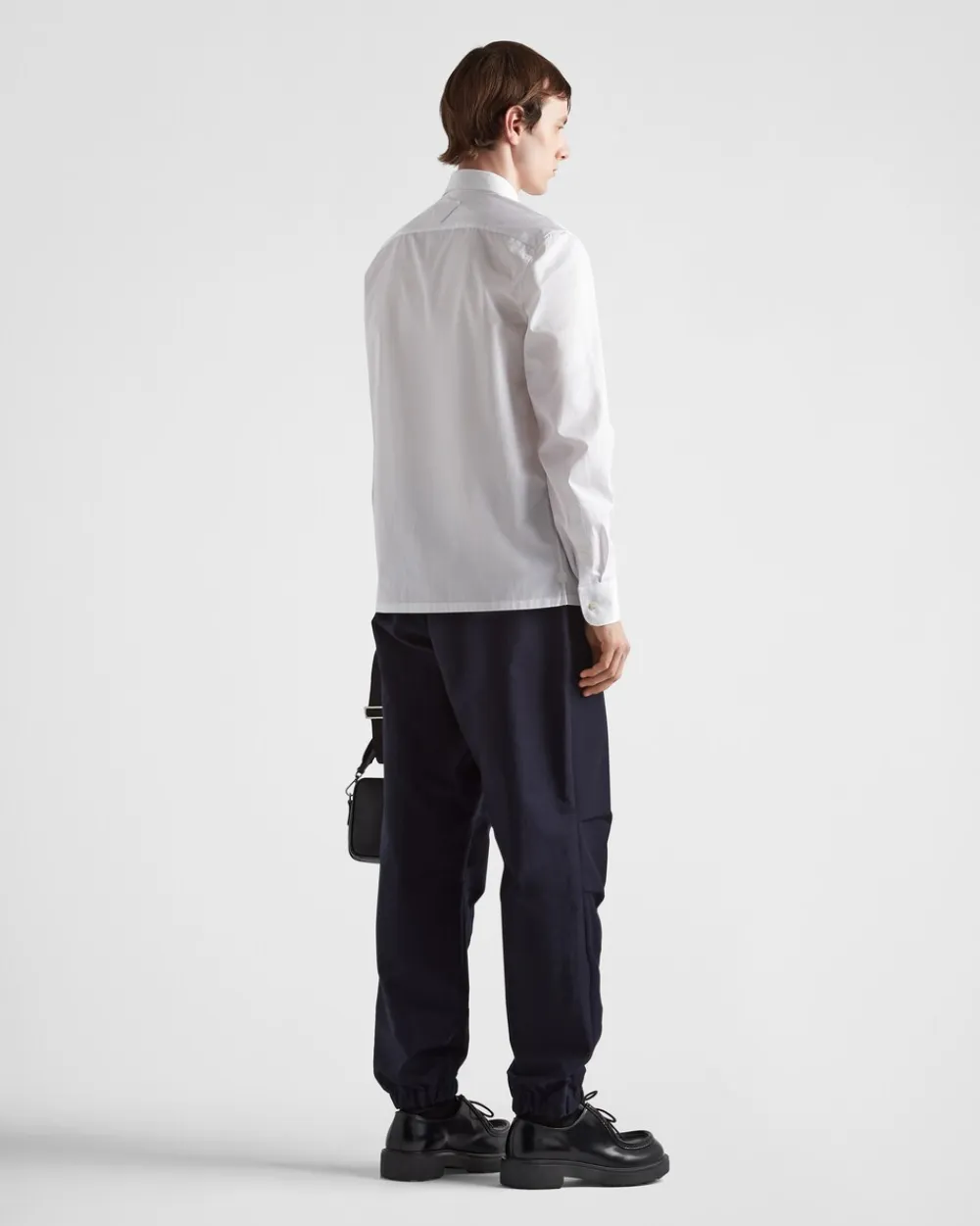 Hombre Prada PANTALONES Y BERMUDAS^Pantalones De Satén De Algodón