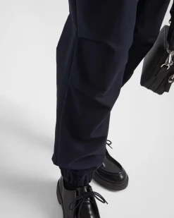 Hombre Prada PANTALONES Y BERMUDAS^Pantalones De Satén De Algodón