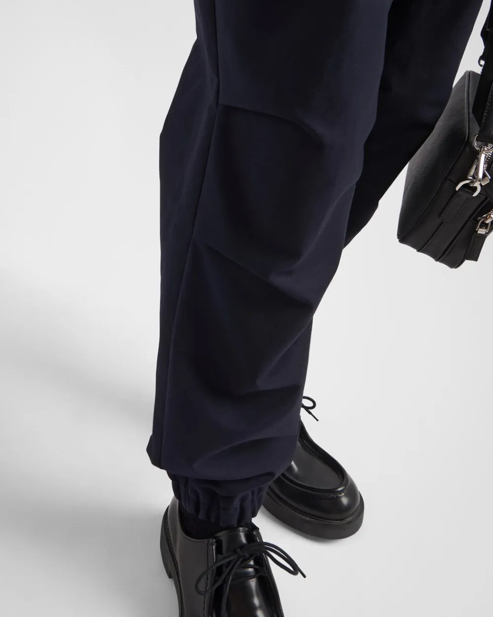 Hombre Prada PANTALONES Y BERMUDAS^Pantalones De Satén De Algodón