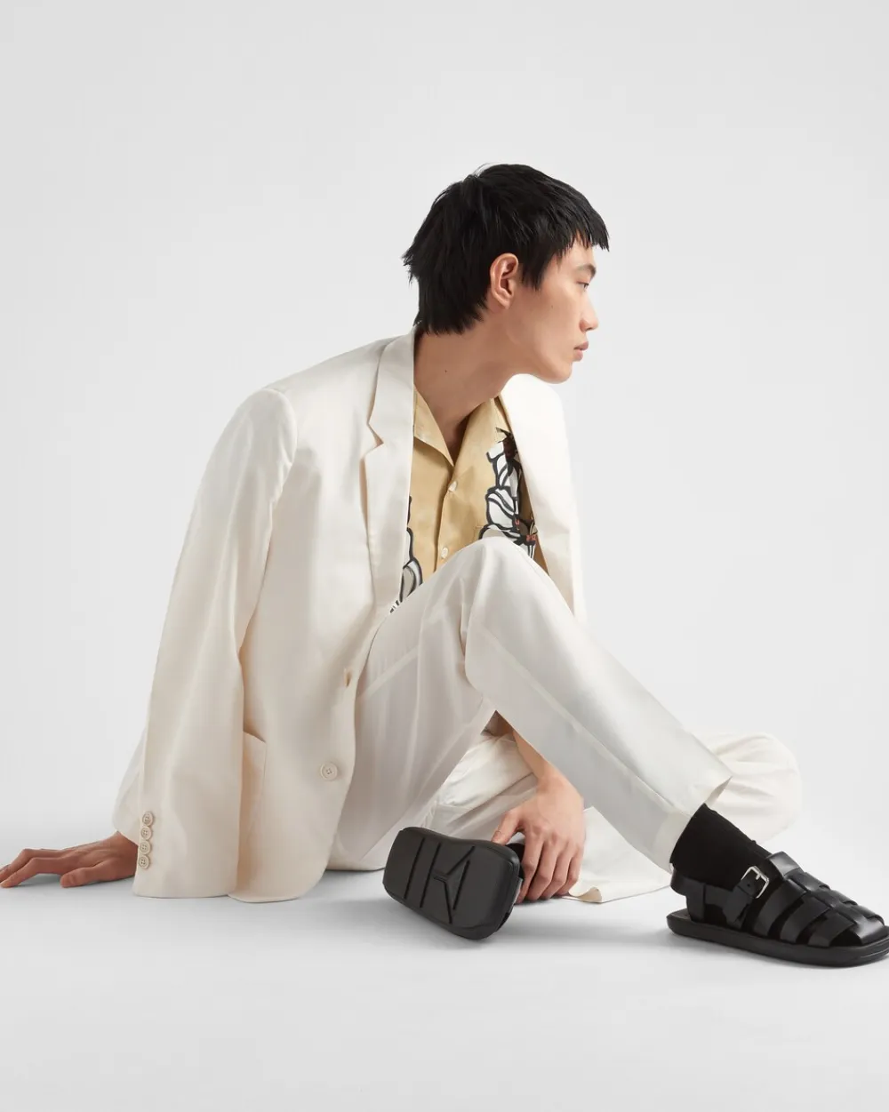 Hombre Prada PANTALONES Y BERMUDAS^Pantalones De Seda