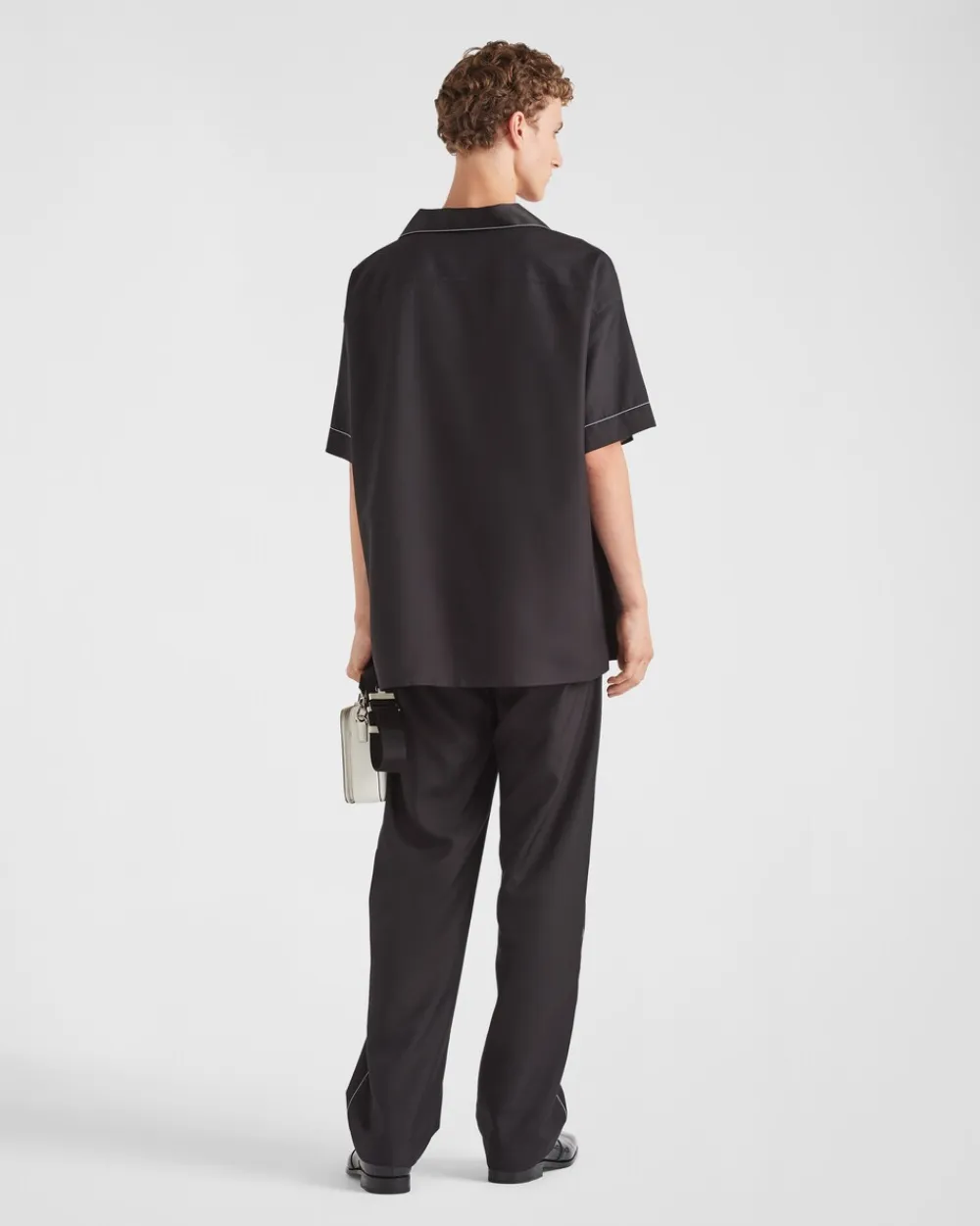 Hombre Prada PANTALONES Y BERMUDAS^Pantalones De Seda