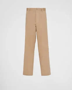 Hombre Prada PANTALONES Y BERMUDAS^Pantalones Elásticos De Algodón