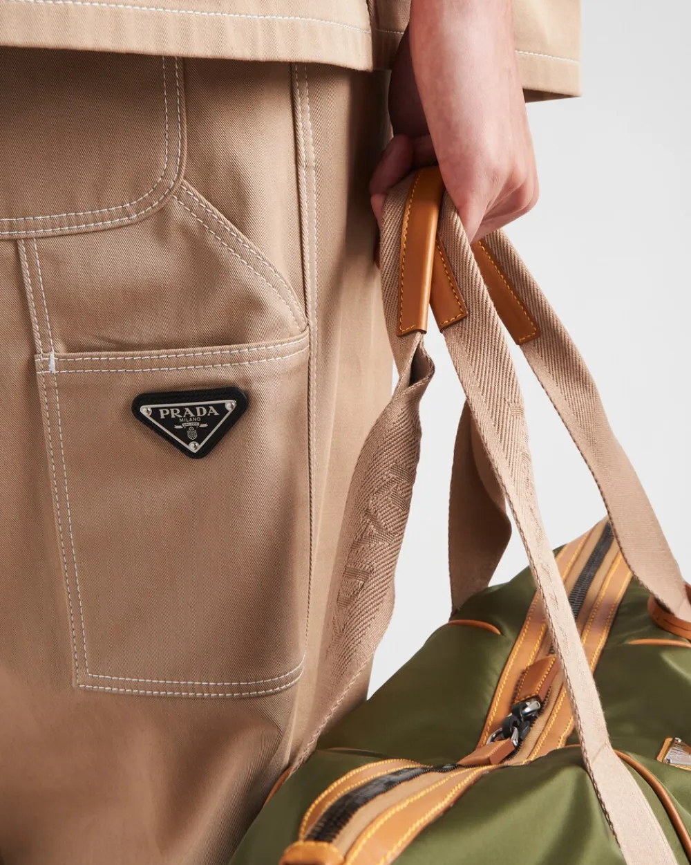 Hombre Prada PANTALONES Y BERMUDAS^Pantalones Elásticos De Algodón