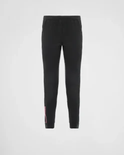 Hombre Prada ROPA^Pantalones En Piqué Técnico