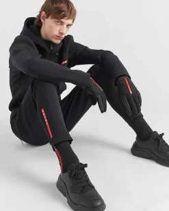 Hombre Prada ROPA^Pantalones En Piqué Técnico