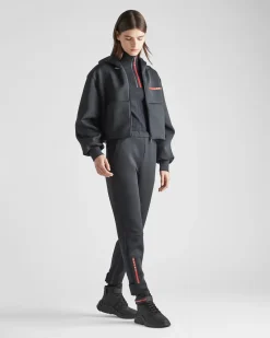 Mujer Prada ROPA^Pantalones En Tejido Técnico Reciclado