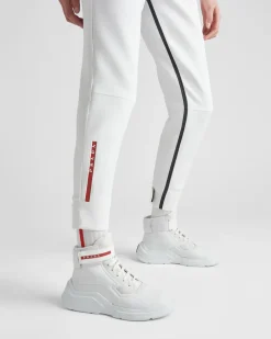 Mujer Prada ROPA^Pantalones En Tejido Técnico Reciclado