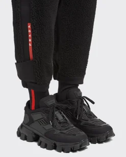 Mujer Prada ROPA^Pantalones Tejido Técnico Y Forro Polar