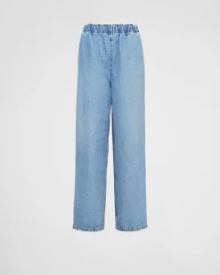 Mujer Prada TEJIDO VAQUERO^Pantalones Vaqueros