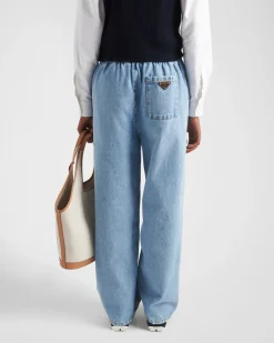 Mujer Prada TEJIDO VAQUERO^Pantalones Vaqueros