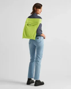 Mujer Prada TEJIDO VAQUERO^Pantalones Vaqueros Con Cinco Bolsillos