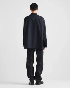 Hombre Prada TEJIDO VAQUERO^Pantalones Vaqueros De Cinco Bolsillos