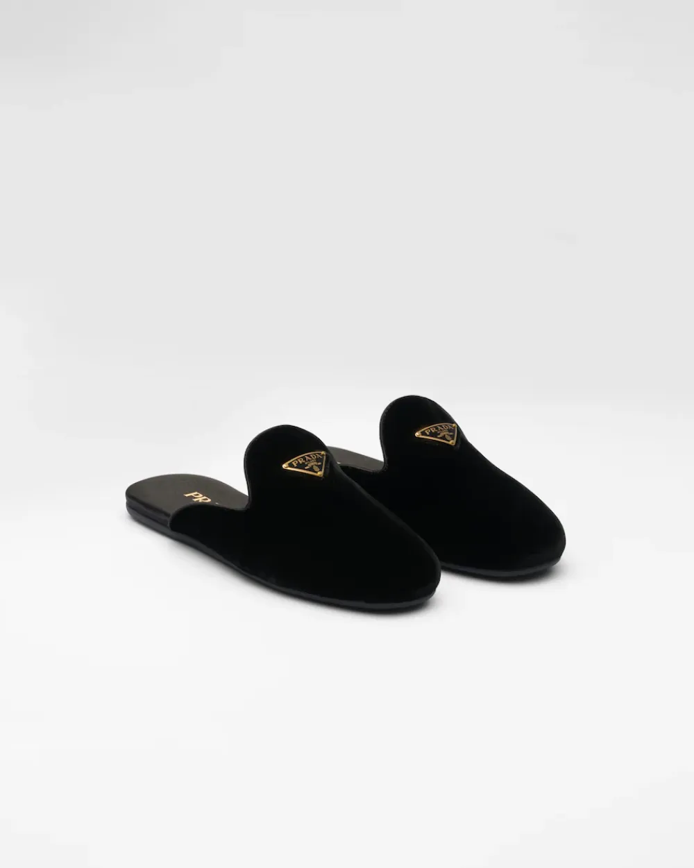 Mujer Prada PANTUFLAS Y CHINELAS^Pantuflas De Terciopelo