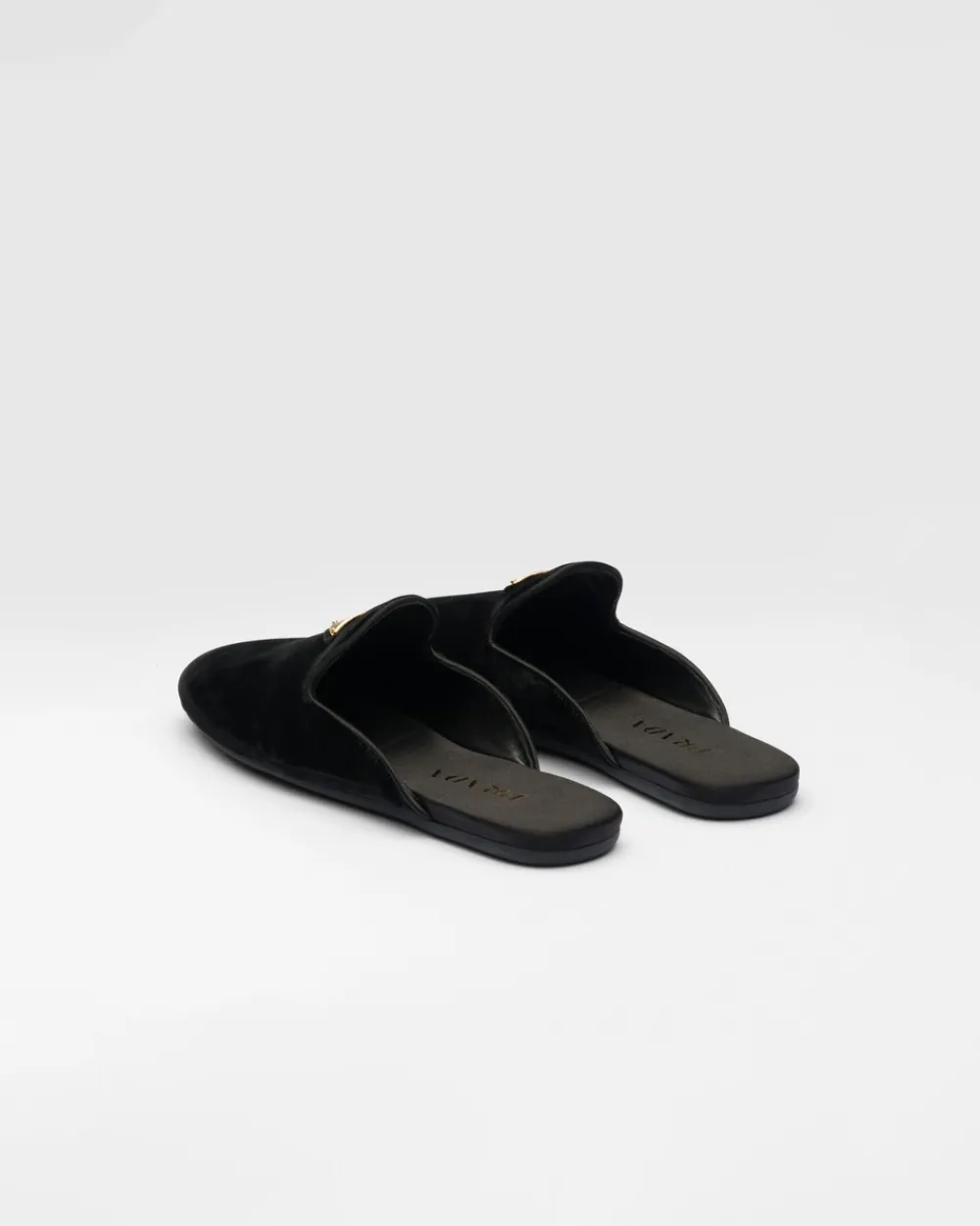 Mujer Prada PANTUFLAS Y CHINELAS^Pantuflas De Terciopelo