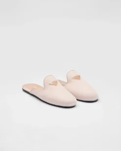 Mujer Prada PANTUFLAS Y CHINELAS^Pantuflas De Terciopelo