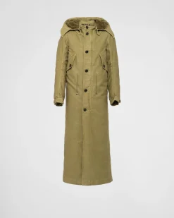 Hombre Prada CHAQUETAS Y ABRIGOS^Parka Larga De Algodón