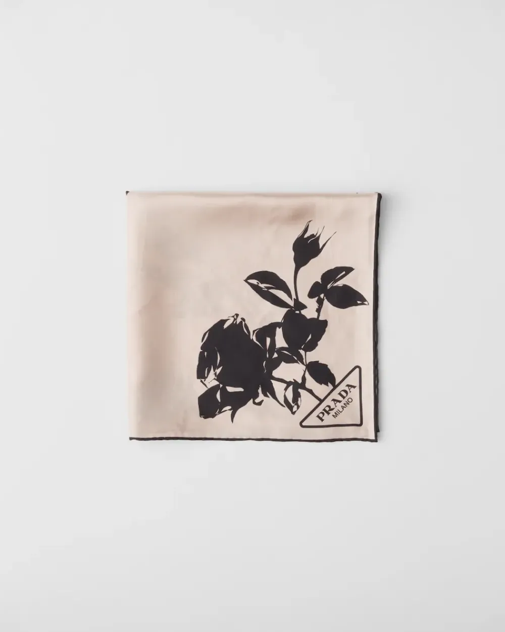 Mujer Prada BUFANDAS Y PAÑUELOS^Pañuelo De Sarga Estampado