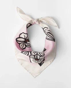 Mujer Prada BUFANDAS Y PAÑUELOS^Pañuelo De Sarga Estampado