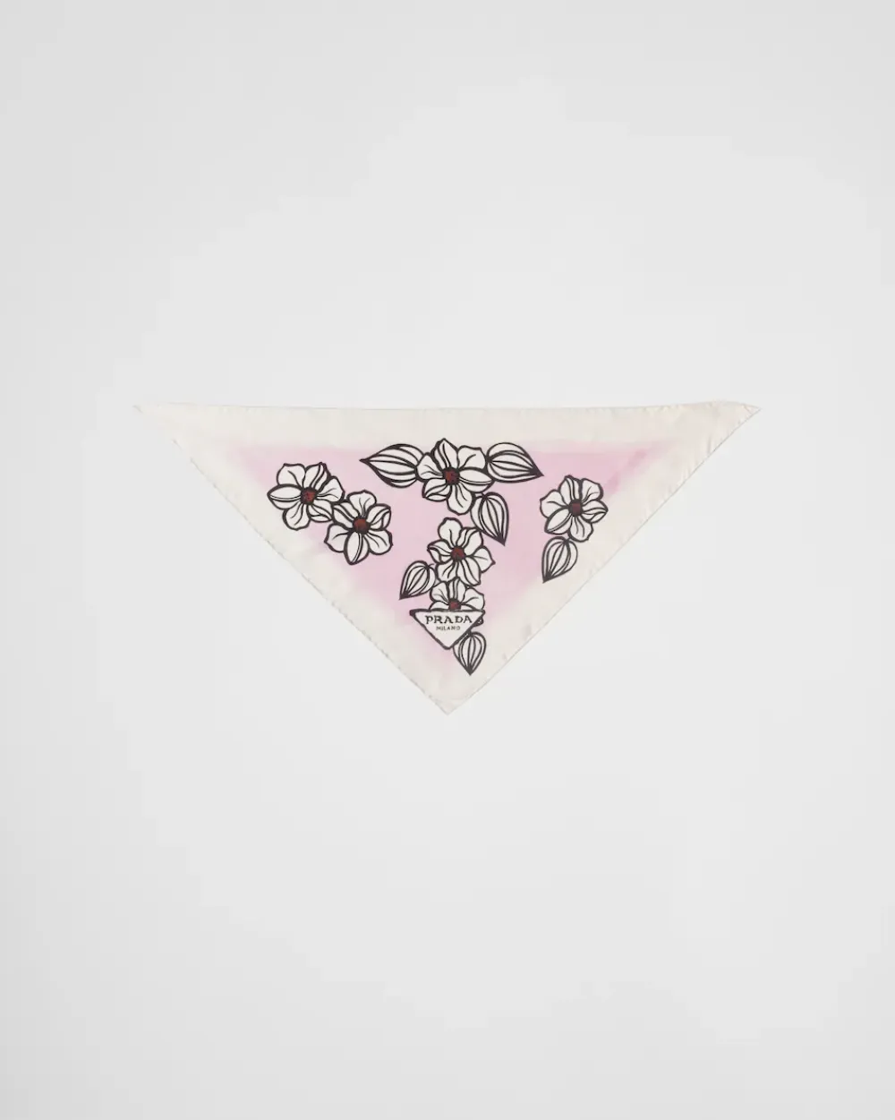 Mujer Prada BUFANDAS Y PAÑUELOS^Pañuelo De Sarga Estampado