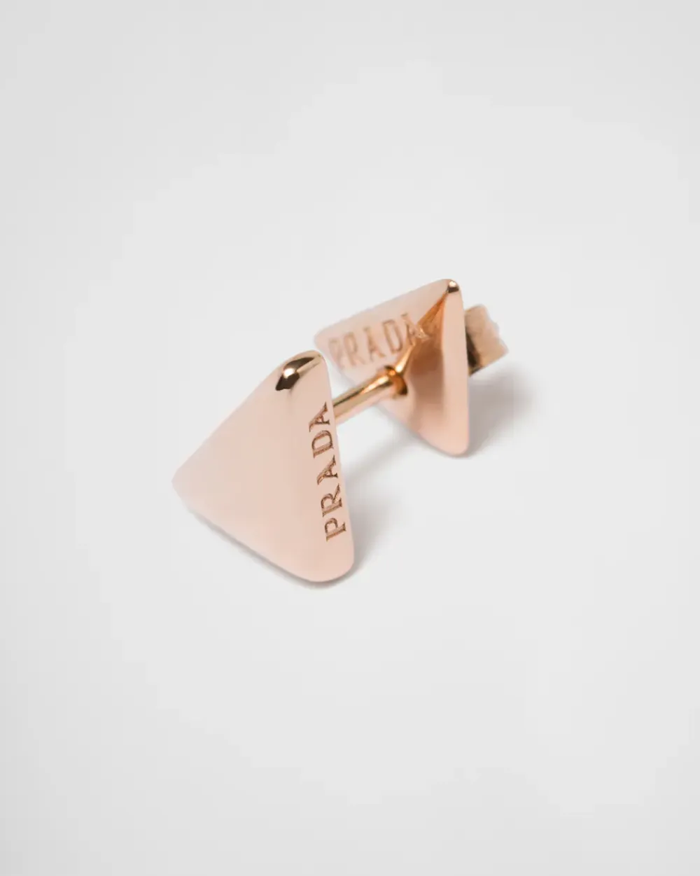 Mujer/Hombre Prada COLECCIÓN DE JOYERÍA ELEGANTE|COLECCIÓN DE JOYERÍA ELEGANTE^Pendiente Eternal Gold En Oro Rosa Con Minitriángulo