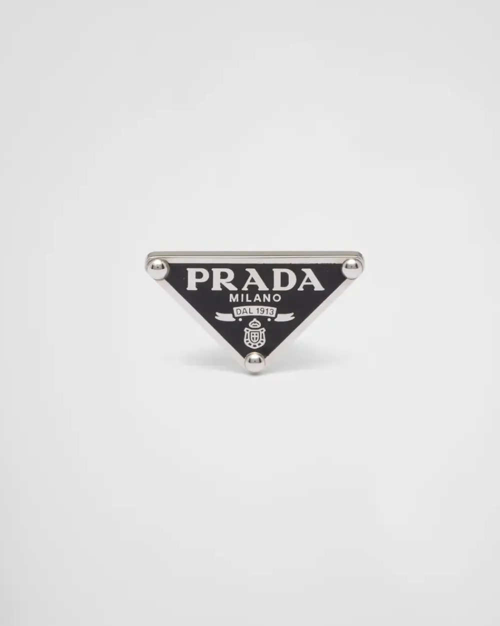 Mujer Prada JOYAS DE PLATA^Pendiente Individual Izquierdo Symbole