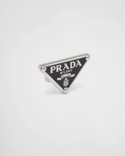 Mujer Prada JOYAS DE PLATA^Pendiente Individual Izquierdo Symbole
