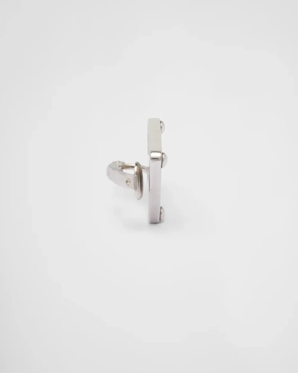 Mujer Prada JOYAS DE PLATA^Pendiente Individual Izquierdo Symbole