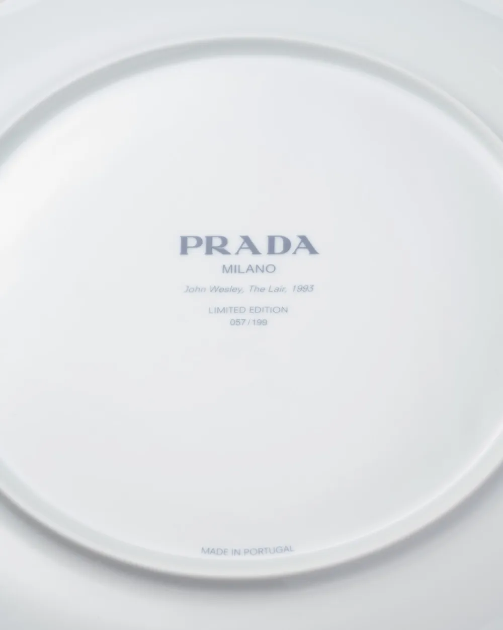 Prada VELAS AROMÁTICAS Y OBJETOS DECORATIVOS^Plato De Porcelana Coleccionable - The Lair