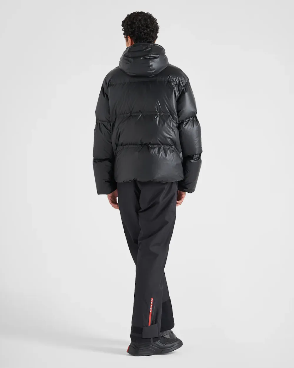 Hombre Prada ROPA^Plumífero Con Capucha De Re-nylon Ligero