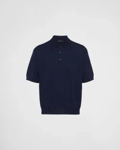 Hombre Prada TEJIDOS DE PUNTO^Polo De Algodón