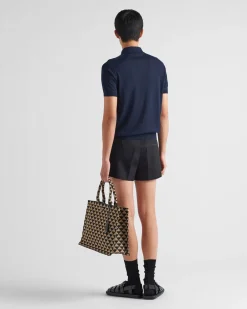 Hombre Prada CAMISETAS Y POLOS|TEJIDOS DE PUNTO^Polo De Cachemir