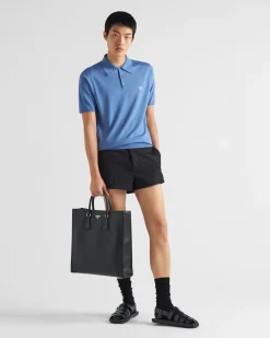 Hombre Prada TEJIDOS DE PUNTO^Polo De Lana Superfina