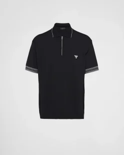 Hombre Prada TEJIDOS DE PUNTO^Polo De Lana Superfina