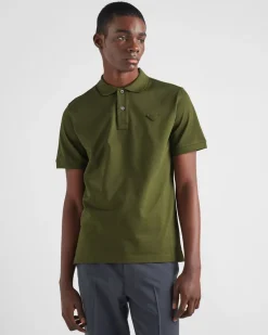 Hombre Prada CAMISETAS Y POLOS^Polo De Piqué