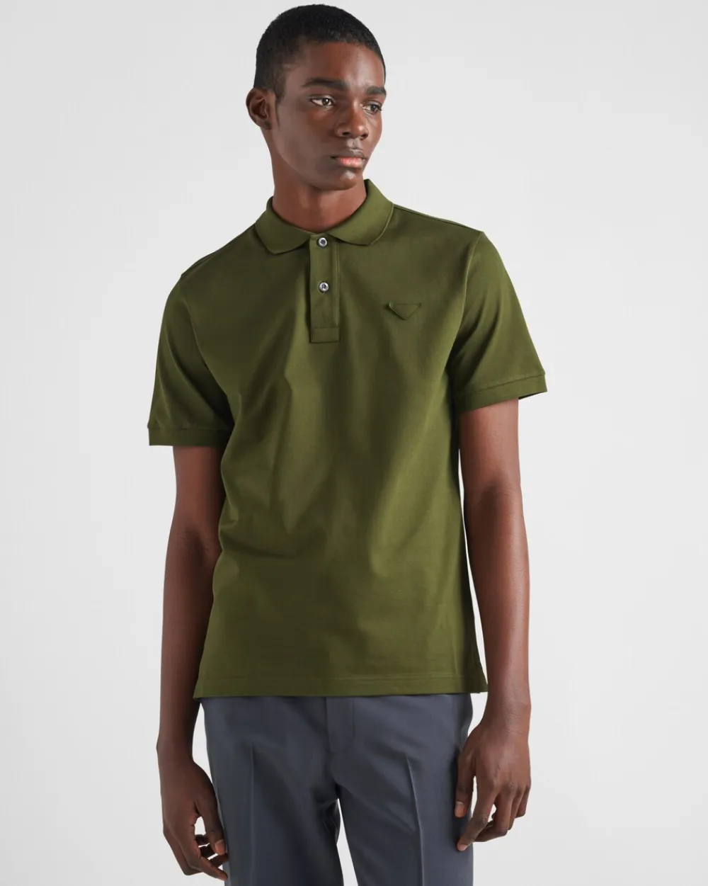 Hombre Prada CAMISETAS Y POLOS^Polo De Piqué