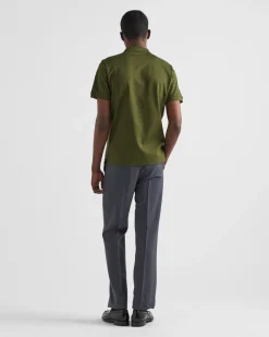 Hombre Prada CAMISETAS Y POLOS^Polo De Piqué
